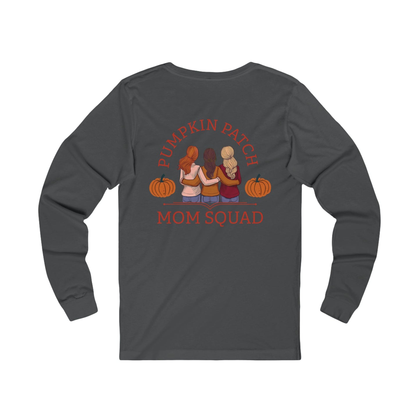 Pumpkin Patch Mom Squad – Unisex Jersey Long Sleeve Tee