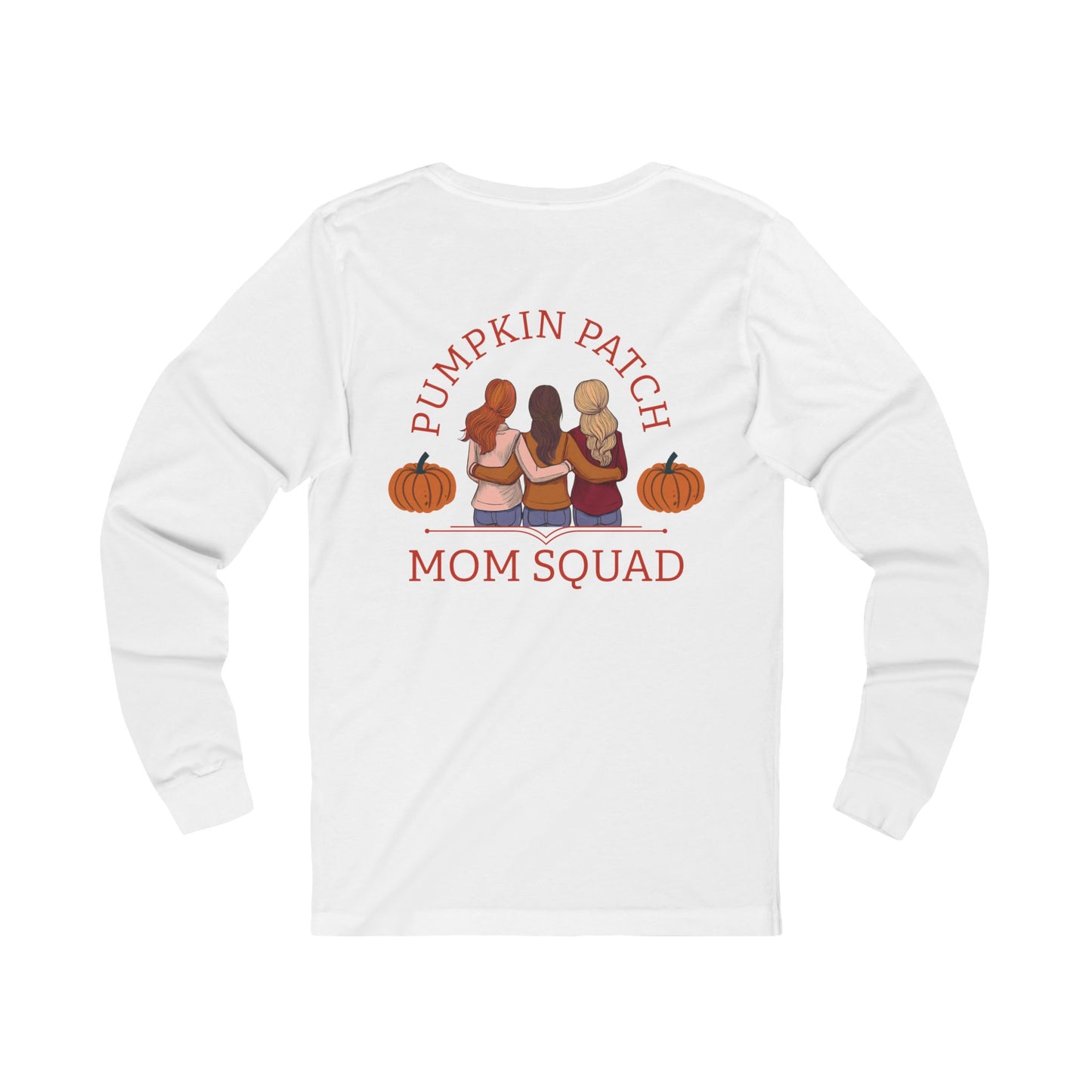 Pumpkin Patch Mom Squad – Unisex Jersey Long Sleeve Tee