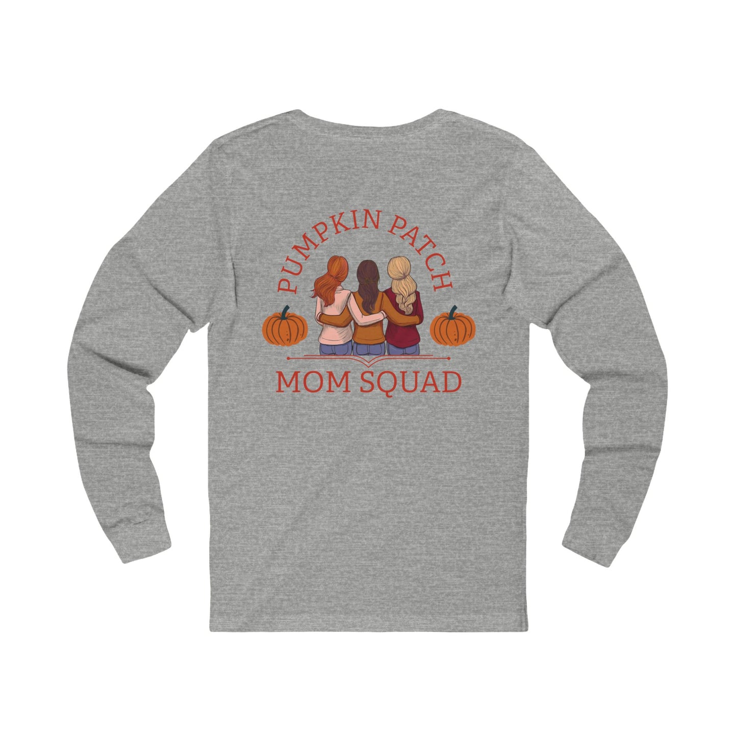 Pumpkin Patch Mom Squad – Unisex Jersey Long Sleeve Tee