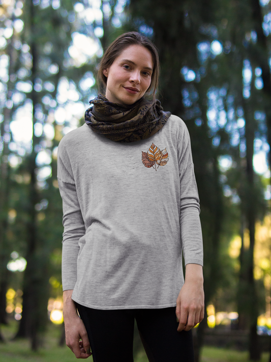 Fall Humor Long Sleeve Tee, Funny Parenting Gift, Unisex Jersey Tee, Autumn Fashion, Leaf Design, Perfect for Moms
